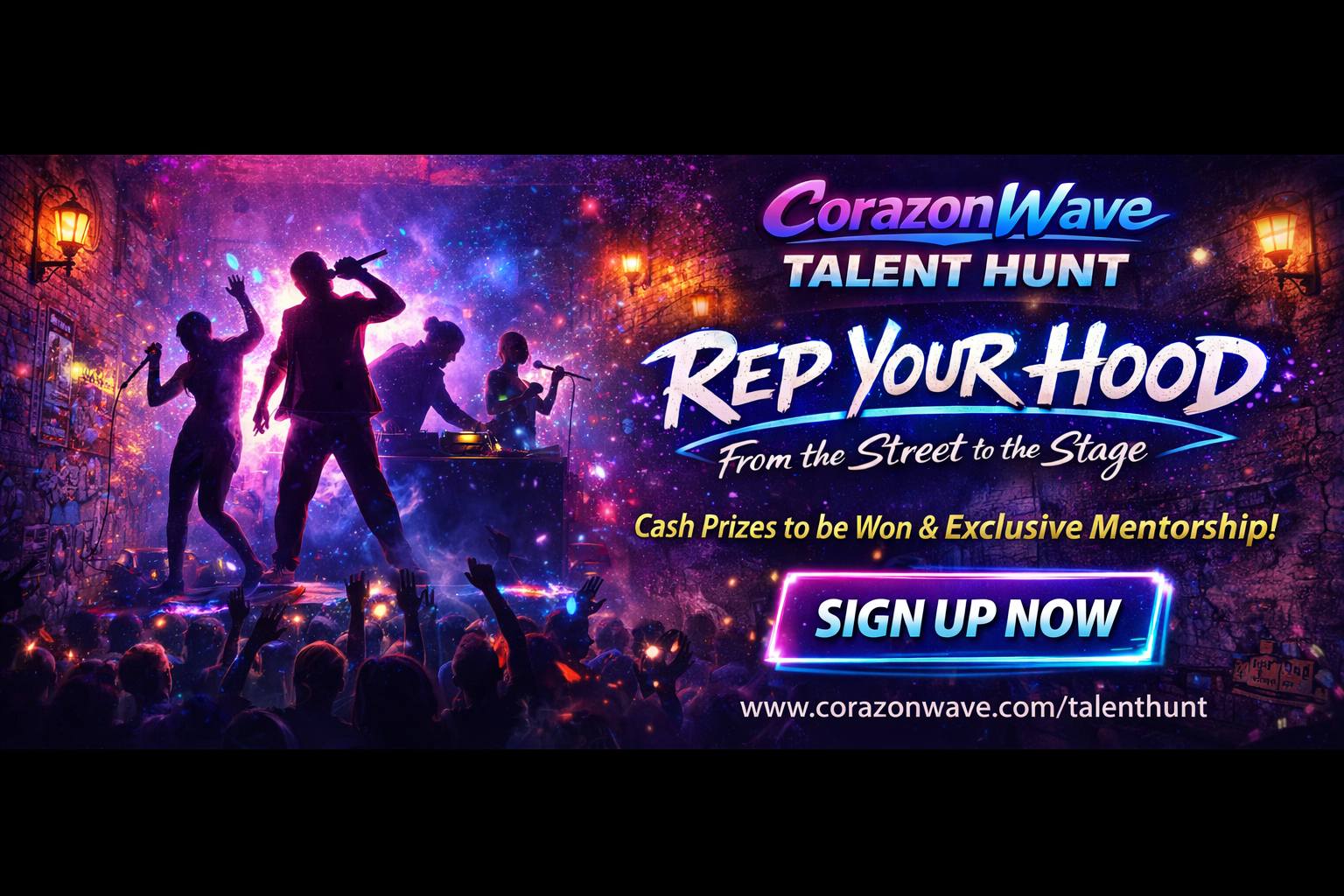 CorazonWave Talent Hunt - Sign Up Now